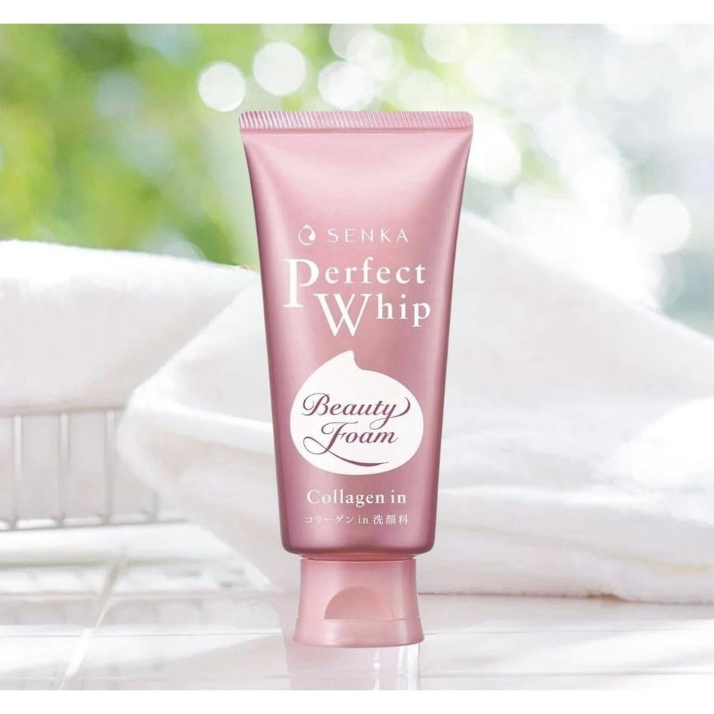 Shiseido SENKA Perfect Whip Collagen In Facial Cleaning Foam Cleanser 120g Japan